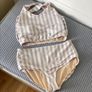 Albion Striped Bikini Set